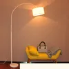 Lampada da pesca/piuma semplice Nordic Remote Control/altezza Sogro del soggiorno regolabile Base in marmo LED in piedi
