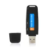 Players U Disk Audio Voice Recorder TF Carte USB Portable Dictaphone Flash Drive Dictaphone Enregistrement audio longue distance lecteur MP3