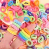 100pcs diameter 2cm Kids Elastic Hairbands Baby Girl Hair bands Headband Rubber Hair Tie Scrunchies Headwear Ponytail Holder