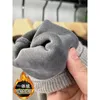 Męskie swetry Zimowe połowę kołnierza kołnierza SWEATER PLUSH PLUSH ZAGRANICZONY ONEK PŁATNOŚĆ 2024 SIDY KOLOR DLA