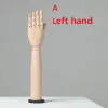 Гибкий деревянный манекен рука с металлической подставкой для стекла аксессуаров