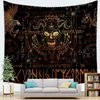 Home Decor Happy Halloween Tapestry Wall Hanging Devil Pumpkin Skull Party 230x180cm Tapiz