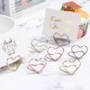 10Pcs Wedding Table Number Holder Stands Name Seating Labels Placecard Clips Photo Picture Cards Display Stand for Wedding