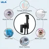 Ula Brass Platable Bidet Faucet Prayer Mixer Evalet Bidet Faucet Bathroom Shattaf Mixer Chrome Black Hygienic Dame for Ass