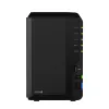 Storage Original Synology DS220+ 2 Bay NAS DiskStation 2 GB DDR4 nonECC 64bit Storage Server Black (Diskless)