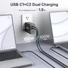 200W GaN USB-C Wall Charger, 4-port USB Fast Charging PD100W PPS 45W SCP QC5.0 for Laptop MacBook,ThinkPad, YOGA,Dell,iPhone 13