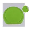 Baby Silicone Dinner Plate Integrated Children's Table Bestämmande matskålen som inte glider anti-fallfack med suger med sucker