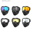 COLLETS COLLETS TACTICAL CYCLING FULL FACE MASQUE ANTI-FOG CASHET AIRSOFT PAINBALL MASQUE PAINBLAGE AVEC LA SÉCURITÉ DU FILTRE MOUCHE GOGG HUNTING Gear L48