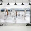 Пентиум конной принцип настенный настенный висящий 3D цифровой печать гобелен домашний декор настенный коврик ковры висячие одеяло богемское украшение