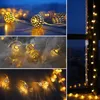 10/20 LED Solar Sael Lichter wasserdichte marokkanische Ball Licht im Freien Garten Hängende Lampenurlaub Party Patio Gartendekoration