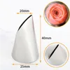 3pcs/conjunto Flor Scissor Bolo Stand Rose Petal Dicas de bocal de unha Decoração de pregos FONDRANT Creme transferência de assadeira cozinha