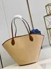 High Quality Fashion Rattan Women Shoulder PETIT BUCKET Wikcer Woven Female Handbags Large Capacity Summer Beach Straw Bags Casual Totes Purses