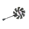 Pads New Dual Ball Ball GPU Fan 4PIN 75MM FD7010H12S for XFX RX Radeon VII, ASUS RADEONVII16G Graphics Card Cooling Fan