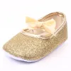 Sneakers de nieuwe glitter boog prinses meisjes schoenen baby baby schoenen comfortabele softssoled schoenen goud zilver roze, zoete en schattige mode