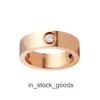 Top end Designer rings for womens carter Ring Super looks beatiful High Version LOVE Ring Couple Ring Thick Electroplated Rose Gold Chain Original 1:1 With real Logo