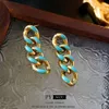 Titanium Steel Chain in Korea, Simple and Elegant, Light Earrings, Fashionable Metal Cold Style Earrings