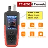 Dust Particle Counter 3/6-Channel PM2.5 PM10 Detector with 3.2-inch Backlight TFT Color Screen Air Quality Tester Home Use