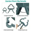 Clip di supporto delle piante riutilizzabili per giardinaggio di morsetti floreali per piante del giardinaggio che sostengono viti da arrampicata Stalks Bernice Greenhouse