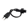 Power Adapter Cord Cable 30cm EU Plug 2 Pin Male To IEC 320 C5 Micky For Notebook Power Supply Electrical Equipment