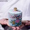 Керамический чайский бак портативная герметичная банка Travel Tea Tea Caddy Storage Spice чай