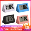 Mini LCD Digital Table Dashboard Desk Electronic Clock For Desktop Home Office School Silent Desk Time Display Clock