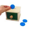 Montessori Sensory Toys Object Poleganie trwałe z tacą umiejętności życiowe zabawki ręcznie edukacyjne materiały zabawkowe nauczanie pomocy przedszkola