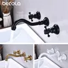 Becola Double Manage tre fori RUCCHIO BAGNO ANTICO ANTICO ACCESSI DI MIGLIORAMENTO DELLA CASA BRONZI