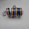 20pcs Großhandel Preis Mode Regenbogen Angst Ringe Frauen Männer schwulen LGBT Lesben Edelstahl Freundschaft Accessoires Schmuck 240322