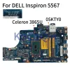 Moederbord voor Dell Inspiron 15 5567 5767 Core 3865U Notebook Mainboard Bal21 LAD802P CN05KTY0 05KTY0 SR349 LAPTOP MOEDER BORD DDR4