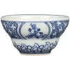 Qianlong of Qing Dynasty Antique dipinti di tazze in ceramica Bellissima tazza di tè set di fiori Curio ciotola da tè per la cerimonia del tè tazza