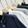 Mens Polo Shirt Designer 2024 Summer Polo Lapel T-Shirt Polo Half Sleeve Shirt Pure Cotton Classic Solid Color Horse brodered Polo Shirt Mönsterkläder S-XXL