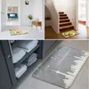 Alfombra de área moderna Mat de cocina Anti-Slip submarino Mundial de delfines absorbente Mat de baño estampado 3D Dormitorio largo Control de entrada Tapis Tapis