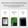 Enclosure Lenovo M2 SATA SSD Case USB 3.1 Gen2 Type C Box Adapter M01 External SSD Enclosure For M.2 NGFF SATA3.0 6Gbps B B+M Key SSD