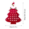 Calendario del conto alla rovescia Tree di Natale Babbo Natale Snowman Timer Finestra Wall Finestra Decorazioni di natale Calendari Decor in casa P1