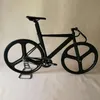 Fixie Bike Frame 52 cm Fixed Gear Bicycle Frameset Matte Black Track Single -Speed -Aluminium -Legierungsgabel