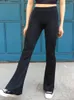 Pantaloni da donna pantaloni a strisce bianche a strisce bianche casual pantaloni a gamba a gamba sexy leggings femminile elastico elastico fondo elegante