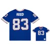 Stitched Football Jerseys 83 Andre Reed 1990 Mesh Legacy Pensionerade Retro Classics Jersey Men Women Youth S-6xl Blue