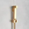 Shbshaimy Golden Brass Bathras Bidet Faucets High Pressure Sprayer Shower Tap Bidetトイレ洗濯機ウォータートイレスプレーガン