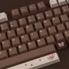 アクセサリーGenshin Hutao Chocolate Keycaps PBT Cherry Profile Dye Sublimation 140キー61 /68 /84 mxスイッチメカニカルキーボード