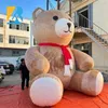 Personalized Giant Plush Inflatable Bear for Corporate Event Designs