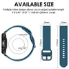 YAYUU 22mm Silicone Watch Strap For Fossil Gen 5 Carlyle HR/Fossil Sport 43mm/Fossil Gen 4 Explorist HR/Gen 5 Julianna Bracelet