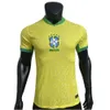 Soccer Jerseys Men's 2324 Brasilian Home Jersey Player Edition Football Game utskrivbar
