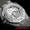 AP Moissanite Wrist Watch Royal Oak Offshore 15720st Avocado Placa Verde Face Verde Ponteiro de ouro de 42mm Conjunto de medidores