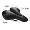 Silica Silica Gel Leather Bicicleta sela à prova de choque Big Ass Bike Bike Seat Sport Racing Riding Acessórios de ciclismo Casto Ciclista