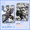 Anteckningsböcker attackerar på Titan Notebook Anime Eren Jaeger Notebooks Cartoon Hand Account Peripherals Stationery Student Stationary Sketchbook