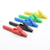 4mm Full Protective Large current Alligator Clips Crocodile Clamp For Professional Multimeter red black green blue yellow