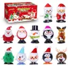 Christmas Santa Claus Reindeer Snowman Wind Up Toys Christmas Advent Calendar For Christmas Party Gift Bag Filling