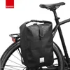 Sahoo Bicycle Carrier Bag 10L Water Tight Roll-Top閉鎖リアトランクラック荷物パニエパックサイクリングストレージショルダー