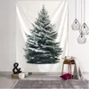 Ano Novo Árvore de Natal Tapestry Ornamento de parede pendurado tapeçaria tapete de natal deocivo deocivo debradouro