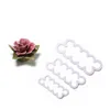 Plastik Çömlek Çöp Çiçek Kesme Kalıpları 3D Gül Petal Hızlı bir şekilde polimer kil kalıp aletleri DIY el yapımı seramik kalıp 3pcs